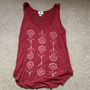 ⚫️ floral print tank top